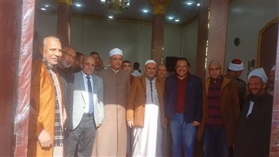 افتتاح مسجد محمد أمين بعد إحلاله وتجديده في شبين القناطر