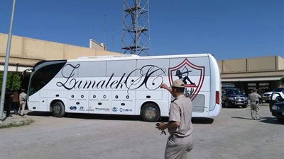 القبض علي 8 أشخاص حاولوا إلقاء الحجارة على أتوبيس نادى الزمالك