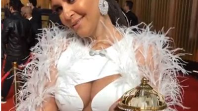 بعد فستان الزجاج.. ريموشكا تخطف الأنظار في مهرجان القاهرة السينمائي (صور)