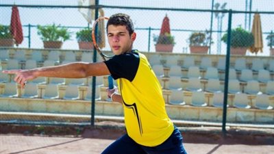 أدهم جابر لاعب وادي دجلة يتوج ببرونزية بطولة مصر الدولية للتنس