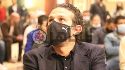 محمد فضل يشارك في مؤتمر بيراميدز للإعلان عن شعاره الجديد (صور)