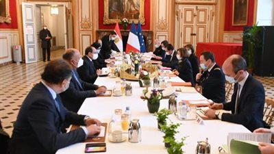 الرئيس السيسي يبحث مع وزيرة الدفاع الفرنسية التعاون العسكري بين البلدين