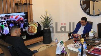 رئيس تحرير الدستور يزور “القاهرة 24” ويؤكد: تقدمون صحافة متزنة