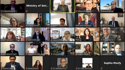 وزيرة الهجرة تشارك في مؤتمر الهيئة الكندية للتراث المصري لتكريم الخبيرين “هدى ووجيه المراغي”