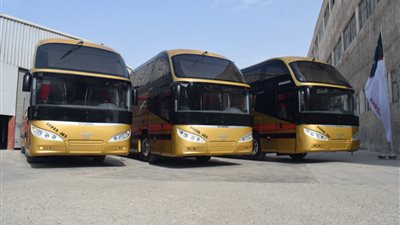 النقل: انضمام 3 حافلات “سوبرجيت” لـ”الاتحاد العربي للنقل البري”