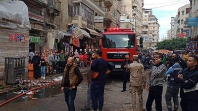 “تفحم محتويات المحل بالكامل”.. السيطرة على حريق في مخبز بالإسكندرية دون إصابات