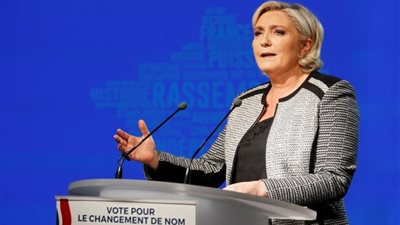 زعيمة اليمين الفرنسي: مصر يُضرب بها المثل في الحرب على الإرهاب