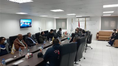 زيارة للعاملين بجهاز 