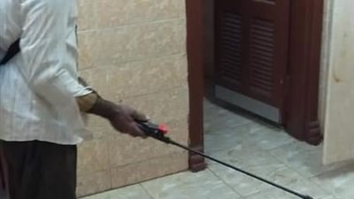 بعد اكتشاف حالات كورونا في طوخ.. رش وتطهير مبنى الوحدة المحلية بكفر منصور (صور)