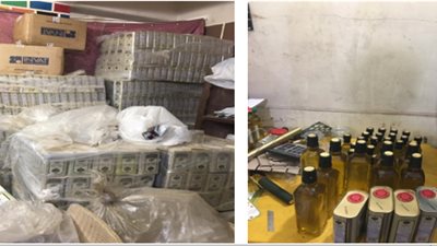 ضبط مالك مصنع بدون ترخيص لتعبئة زيت الزيتون بالقاهرة