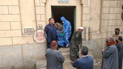 تشيع جثمان مدرب نادي غزل المحلة السابق المتوفى بكورونا (صور )