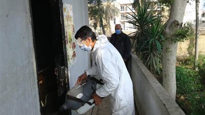 لمواجهة موجة كورونا الثانية.. إطلاق 1243 حملة لتطهير وتعقيم قرى الشرقية (صور)