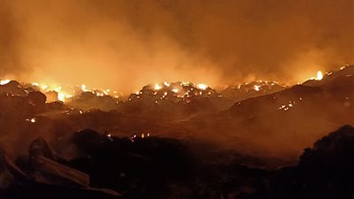 إصابة 7 أشخاص في حريق بكفر الشيخ