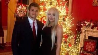 الابنة الصغرى لترامب مع صديقها في الغرفة الحمراء