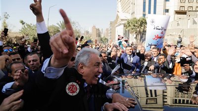 براءة سامح عاشور من الحبس فى قضية رفض قيد خريجى التعليم المفتوح بالمحامين (صور)