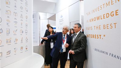 وزير التعليم يفتتح جناح مصر في معرض المعلومات والاتصالات بلندن