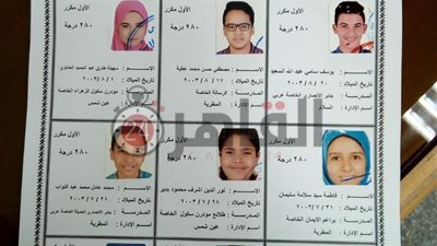 ننشر أسماء أوائل الشهادة الإعدادية بمحافظ القاهرة.. رابط النتيجة برقم الجلوس