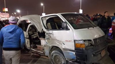 عاجل.. مصرع وأصابة 8 اشخاص بمحور جوزيف تيتو بالنزهة (صور)