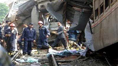 عاجل.. مصرع شخص وإصابة 6 آخرين في حادث قطار بمطروح