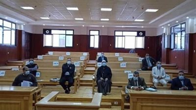 مجلس الدولة يشدد على الالتزام بإجراءات الوقاية للحد من فيروس كورونا داخل قاعات كفر الشيخ (صور)