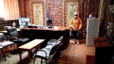 للحد من انتشار كورونا.. تطهير المدارس والمنشآت بالخصوص (صور) 