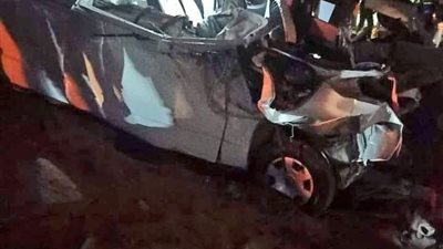 عاجل.. مصرع وإصابة 10 في حادث تصادم على طريق العين السخنة في السويس