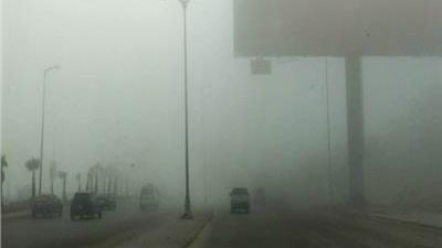 غلق طريق العين السخنة في الاتجاهين بسبب الشبورة