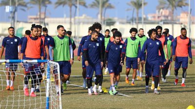 المصري يخوض مرانه الأساسي استعدادًا لمواجهة الاتحاد السكندري (صور)