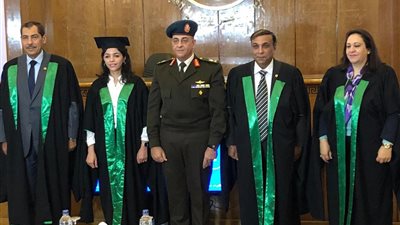 إيمان رجب تحصل على دكتوراه الفلسفة في الاستراتيجية والأمن القومي من أكاديمية ناصر العسكرية العليا