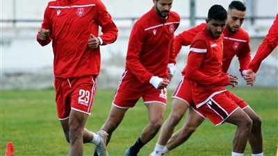 النجم الساحلي يختتم تدريباته استعدادًا للمقاولون العرب (صور)
