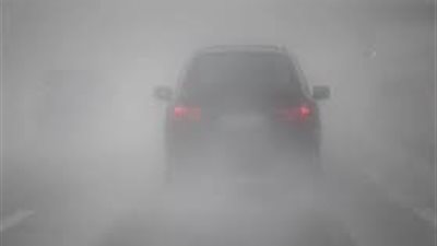 غلق الطريق الدولي بكفر الشيخ أمام حركة المرور بسبب الشبورة