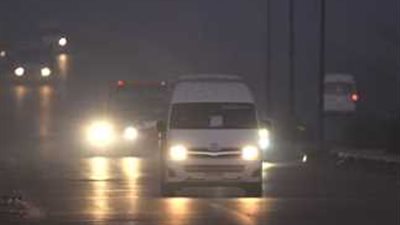 غلق طريق الإسماعيلية الصحراوي لوجود شبورة كثيفة