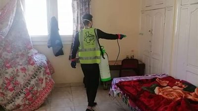 تطهير وتعقيم دار الرعاية الاجتماعية بالإسكندرية لمواجهة كورونا (صور)