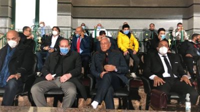 لجنة الزمالك تدعم الفريق أمام طلائع الجيش من ملعب السويس (صور)