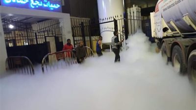 انفجار تنك أكسجين بمحيط مستشفى حميات نجع حمادي في قنا (صور)