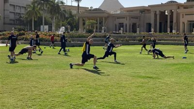 منتخب النمسا يواصل استعداده لمباراة سويسرا اليوم بفندق الإقامة