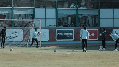 مران قوي لحراس الأهلي استعدادًا للدوري الممتاز