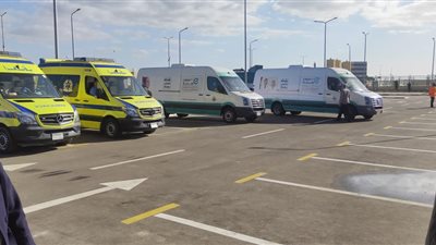 سيارات إسعاف وبنك للدم.. تجهيزات طبية في برج العرب لاستقبال لقاءات كأس العالم لليد (صور)