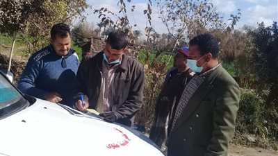 غرامة لـ33 مواطنا بمدينة ملوي لمخالفة ارتداء الكمامة بالمنيا 