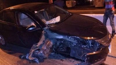 إصابة 5 أشخاص في تصادم سيارة بمحور 30 يونيو 