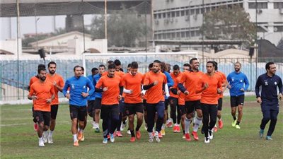 فريق البنك الأهلي يؤدي مرانه الرئيسي اليوم استعدادا لمواجهة إنبي 