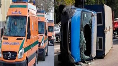 مصرع ضابط شرطة وإصابة اثنين آخرين في حادث تصادم بالطريق الزراعي بالمنيا