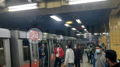 فتح الطرق المؤدية لمحطة مترو البحوث بعد السيطرة على الحريق