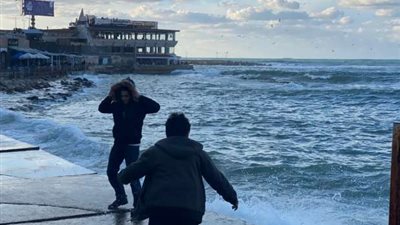 الصقيع يضرب الإسكندرية بالتزامن مع نوة 