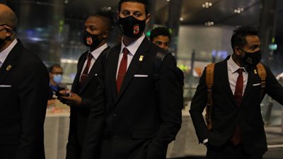 بعثة الأهلي تصل إلى مقر إقامتها في الدوحة