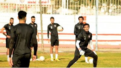 الزمالك يواصل تدريباته قبل مواجهة غزل المحلة.. وبرنامج تأهيلي لأيمن حفني