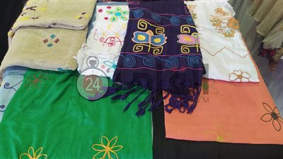 التلي.. حرفة تراثية تحفظها الأيادي الناعمة بقرية جزيرة شندويل بسوهاج من الاندثار (صور)