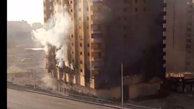 شاهد عيان: وفاة طفل في حريق الدائري (فيديو)