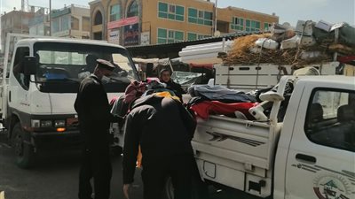 جهاز مدينة بدر ينفذ حملتين لإزالة الإشغالات وضبط المخالفات