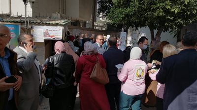 ازدحام كبير بانتخابات القاهرة والجيزة وسط الإجراءات الاحترازية (صور)